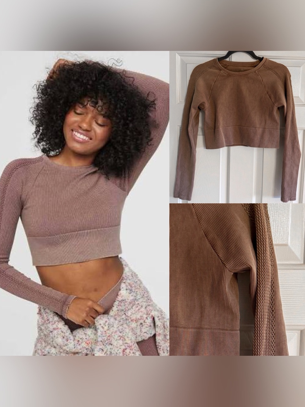 Aerie Seamless Fitted Long Sleeve Tee
